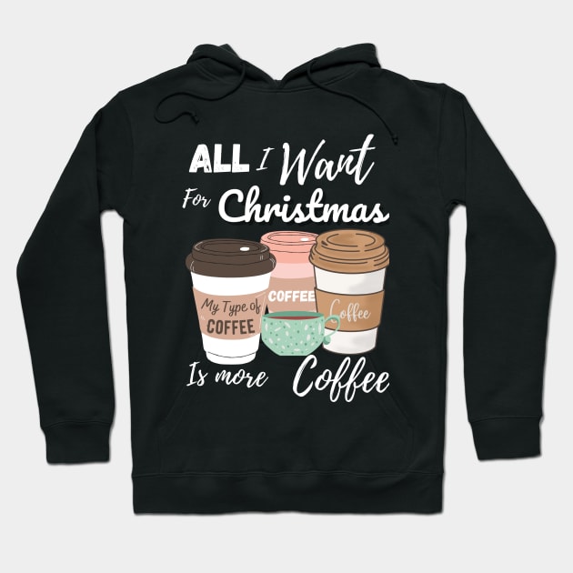 Christmas Coffee Hoodie by Jimmynice